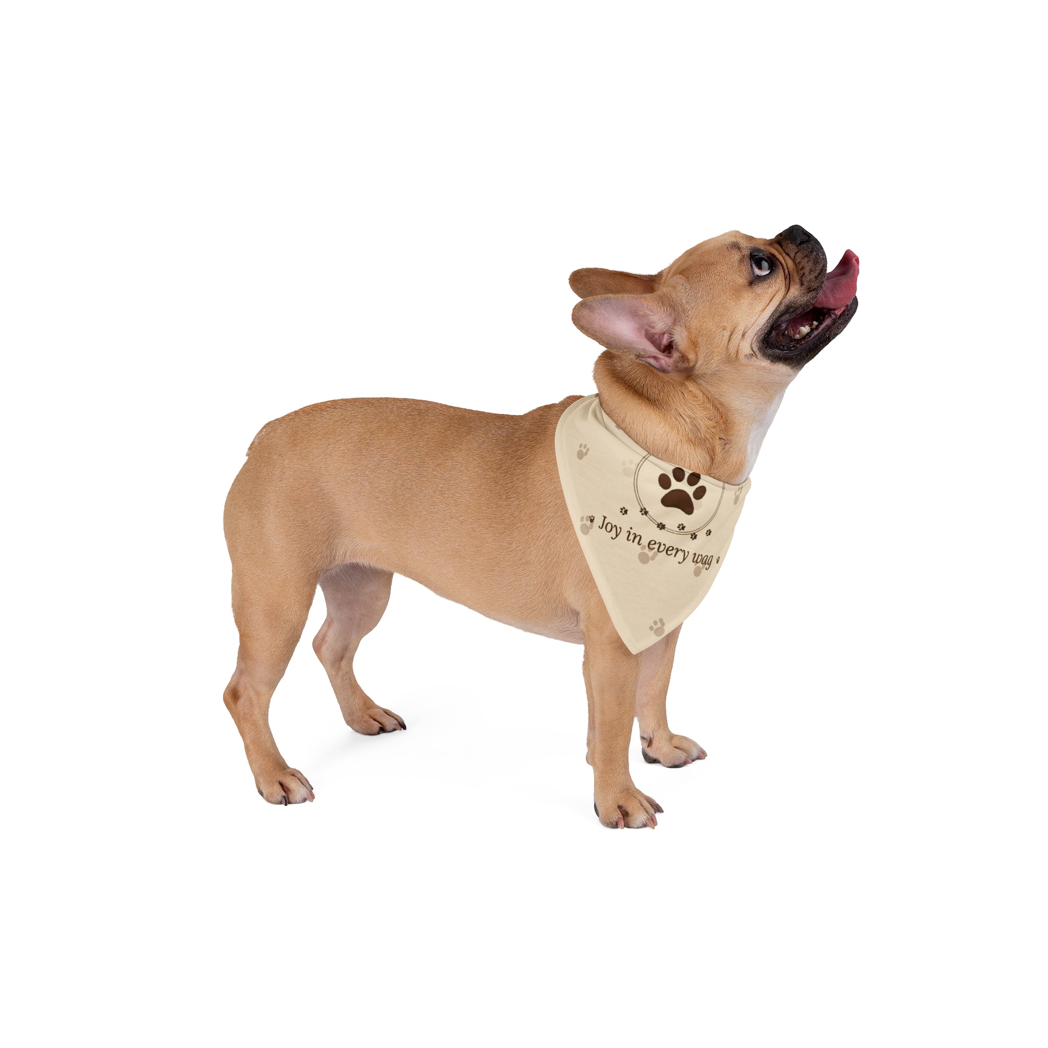Smilenpaw Paw & Heart Dog Bandana – Soft Tie-On Bandana for Dogs | Joy in Every Wag