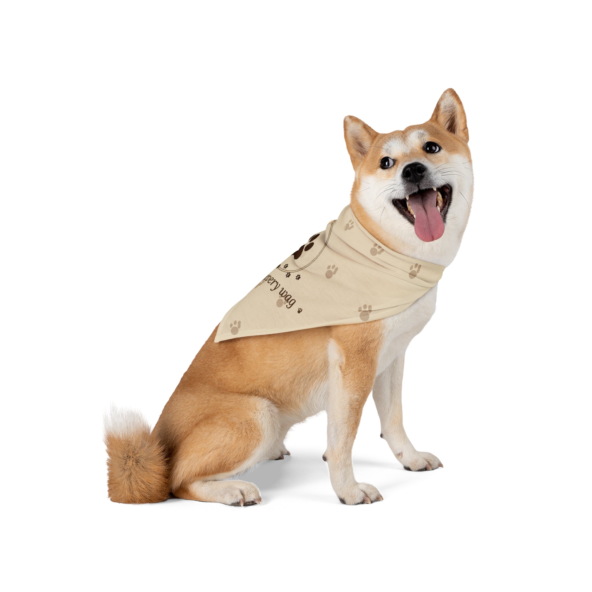 Smilenpaw Paw & Heart Dog Bandana – Soft Tie-On Bandana for Dogs | Joy in Every Wag