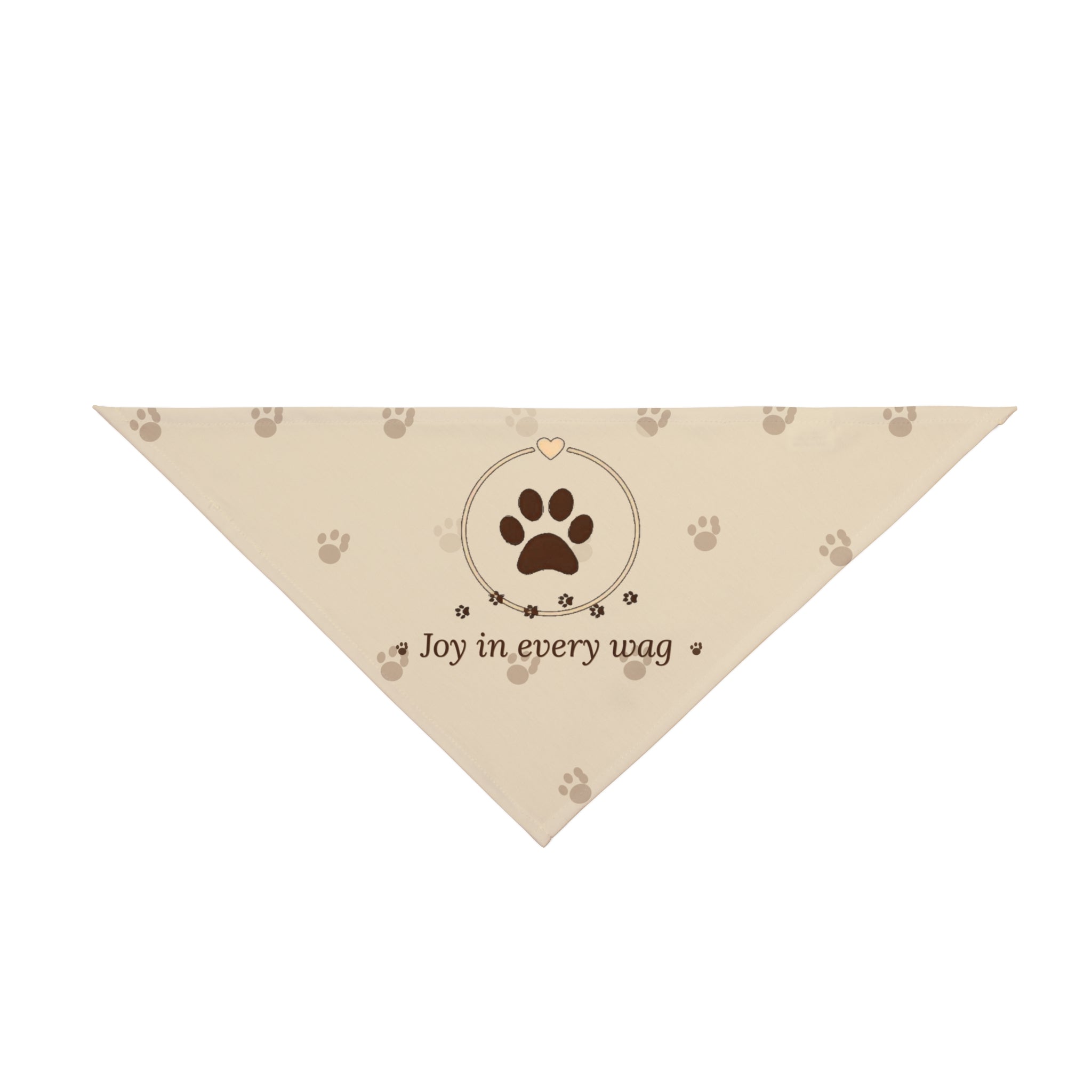 Smilenpaw Paw & Heart Dog Bandana – Soft Tie-On Bandana for Dogs | Joy in Every Wag