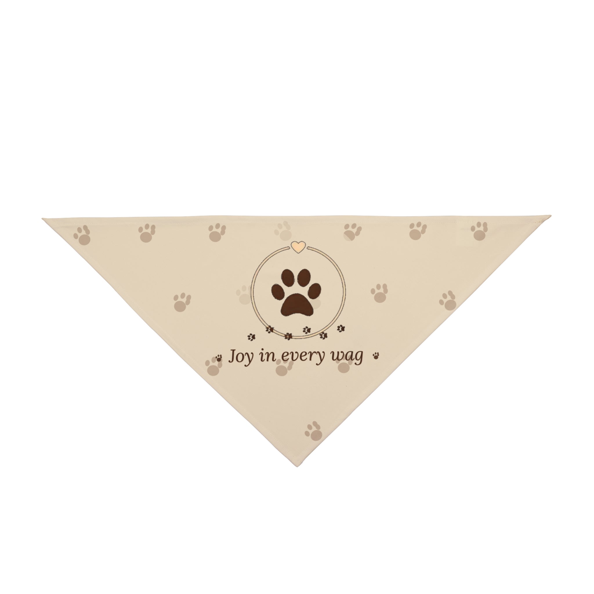 Smilenpaw Paw & Heart Dog Bandana – Soft Tie-On Bandana for Dogs | Joy in Every Wag